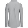 imagesiliteelon Button Down Shirts Dress Shirts for Women Long Sleeve Womens Work Shirts Regular Fit Cotton Dress ShirtsLight Gray