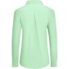 imagesiliteelon Button Down Shirts Dress Shirts for Women Long Sleeve Womens Work Shirts Regular Fit Cotton Dress ShirtsMint Green