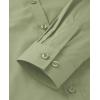 imagesiliteelon Button Down Shirts Dress Shirts for Women Long Sleeve Womens Work Shirts Regular Fit Cotton Dress ShirtsMoss Green