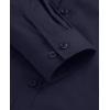 imagesiliteelon Button Down Shirts Dress Shirts for Women Long Sleeve Womens Work Shirts Regular Fit Cotton Dress ShirtsNavy Blue