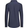 imagesiliteelon Button Down Shirts Dress Shirts for Women Long Sleeve Womens Work Shirts Regular Fit Cotton Dress ShirtsNavy Blue