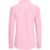imagesiliteelon Button Down Shirts Dress Shirts for Women Long Sleeve Womens Work Shirts Regular Fit Cotton Dress ShirtsPale Pink
