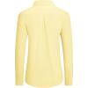 imagesiliteelon Button Down Shirts Dress Shirts for Women Long Sleeve Womens Work Shirts Regular Fit Cotton Dress ShirtsPale Yellow