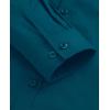 imagesiliteelon Button Down Shirts Dress Shirts for Women Long Sleeve Womens Work Shirts Regular Fit Cotton Dress ShirtsPeacock Blue