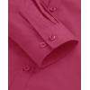 imagesiliteelon Button Down Shirts Dress Shirts for Women Long Sleeve Womens Work Shirts Regular Fit Cotton Dress ShirtsRose Pink