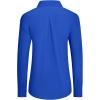 imagesiliteelon Button Down Shirts Dress Shirts for Women Long Sleeve Womens Work Shirts Regular Fit Cotton Dress ShirtsRoyal Blue