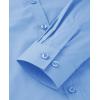 imagesiliteelon Button Down Shirts Dress Shirts for Women Long Sleeve Womens Work Shirts Regular Fit Cotton Dress ShirtsSky Blue