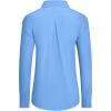 imagesiliteelon Button Down Shirts Dress Shirts for Women Long Sleeve Womens Work Shirts Regular Fit Cotton Dress ShirtsSky Blue