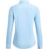 imagesiliteelon Button Down Shirts for Women Dress Shirts Cotton Long Sleeve Shirts for Women Wrinkle Free Stretch Work BlouseAll Blue