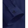 imagesiliteelon Button Down Shirts for Women Dress Shirts Cotton Long Sleeve Shirts for Women Wrinkle Free Stretch Work BlouseNavy Blue