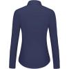 imagesiliteelon Button Down Shirts for Women Dress Shirts Cotton Long Sleeve Shirts for Women Wrinkle Free Stretch Work BlouseNavy Blue