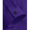 imagesiliteelon Button Down Shirts for Women Dress Shirts Cotton Long Sleeve Shirts for Women Wrinkle Free Stretch Work BlousePurple