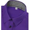 imagesiliteelon Button Down Shirts for Women Dress Shirts Cotton Long Sleeve Shirts for Women Wrinkle Free Stretch Work BlousePurple