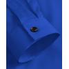 imagesiliteelon Button Down Shirts for Women Dress Shirts Cotton Long Sleeve Shirts for Women Wrinkle Free Stretch Work BlouseRoyal Blue