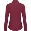 imagesiliteelon Button Down Shirts for Women Dress Shirts Cotton Long Sleeve Shirts for Women Wrinkle Free Stretch Work BlouseWine Red