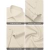 imagesiliteelon Button Down Shirts for Women Wrinkle Free Dress Shirts Long Sleeve Shirts Formal Work Office Blouses TopsBeige