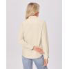 imagesiliteelon Button Down Shirts for Women Wrinkle Free Dress Shirts Long Sleeve Shirts Formal Work Office Blouses TopsBeige