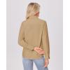 imagesiliteelon Button Down Shirts for Women Wrinkle Free Dress Shirts Long Sleeve Shirts Formal Work Office Blouses TopsDark Khaki