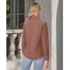 imagesiliteelon Button Down Shirts for Women Wrinkle Free Dress Shirts Long Sleeve Shirts Formal Work Office Blouses TopsDusty Rose