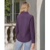 imagesiliteelon Button Down Shirts for Women Wrinkle Free Dress Shirts Long Sleeve Shirts Formal Work Office Blouses TopsPurple