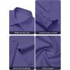 imagesiliteelon Button Down Shirts for Women Wrinkle Free Dress Shirts Long Sleeve Shirts Formal Work Office Blouses TopsViolet