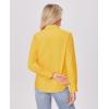 imagesiliteelon Button Down Shirts for Women Wrinkle Free Dress Shirts Long Sleeve Shirts Formal Work Office Blouses TopsYellow