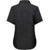 imagesiliteelon Button Down Shirts Women Oxford Shirts Short Sleeve Cotton Wrinkle Free Dress Shirts Work Office BlouseBlack