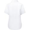 imagesiliteelon Button Down Shirts Women Oxford Shirts Short Sleeve Cotton Wrinkle Free Dress Shirts Work Office BlouseWhite
