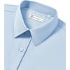 imagesiliteelon Button Down Shirts for Women Long Sleeve Dress Shirts Wrinkle Free Collared Work Office Solid Blouses TopsBaby Blue