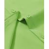 imagesiliteelon Button Down Shirts for Women Long Sleeve Dress Shirts Wrinkle Free Collared Work Office Solid Blouses TopsBaby Green
