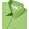 imagesiliteelon Button Down Shirts for Women Long Sleeve Dress Shirts Wrinkle Free Collared Work Office Solid Blouses TopsBaby Green