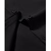 imagesiliteelon Button Down Shirts for Women Long Sleeve Dress Shirts Wrinkle Free Collared Work Office Solid Blouses TopsBlack