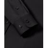 imagesiliteelon Button Down Shirts for Women Long Sleeve Dress Shirts Wrinkle Free Collared Work Office Solid Blouses TopsBlack