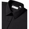 imagesiliteelon Button Down Shirts for Women Long Sleeve Dress Shirts Wrinkle Free Collared Work Office Solid Blouses TopsBlack