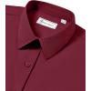 imagesiliteelon Button Down Shirts for Women Long Sleeve Dress Shirts Wrinkle Free Collared Work Office Solid Blouses TopsBurgundy