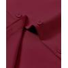 imagesiliteelon Button Down Shirts for Women Long Sleeve Dress Shirts Wrinkle Free Collared Work Office Solid Blouses TopsBurgundy