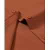 imagesiliteelon Button Down Shirts for Women Long Sleeve Dress Shirts Wrinkle Free Collared Work Office Solid Blouses TopsCaramel