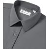 imagesiliteelon Button Down Shirts for Women Long Sleeve Dress Shirts Wrinkle Free Collared Work Office Solid Blouses TopsGrey