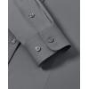 imagesiliteelon Button Down Shirts for Women Long Sleeve Dress Shirts Wrinkle Free Collared Work Office Solid Blouses TopsGrey