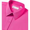 imagesiliteelon Button Down Shirts for Women Long Sleeve Dress Shirts Wrinkle Free Collared Work Office Solid Blouses TopsHot Pink
