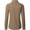 imagesiliteelon Button Down Shirts for Women Long Sleeve Dress Shirts Wrinkle Free Collared Work Office Solid Blouses TopsKhaki