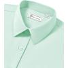 imagesiliteelon Button Down Shirts for Women Long Sleeve Dress Shirts Wrinkle Free Collared Work Office Solid Blouses TopsLight Green