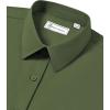 imagesiliteelon Button Down Shirts for Women Long Sleeve Dress Shirts Wrinkle Free Collared Work Office Solid Blouses TopsOlive Green