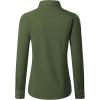 imagesiliteelon Button Down Shirts for Women Long Sleeve Dress Shirts Wrinkle Free Collared Work Office Solid Blouses TopsOlive Green