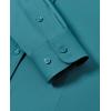 imagesiliteelon Button Down Shirts for Women Long Sleeve Dress Shirts Wrinkle Free Collared Work Office Solid Blouses TopsPeacock Blue