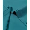 imagesiliteelon Button Down Shirts for Women Long Sleeve Dress Shirts Wrinkle Free Collared Work Office Solid Blouses TopsPeacock Blue