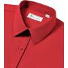 imagesiliteelon Button Down Shirts for Women Long Sleeve Dress Shirts Wrinkle Free Collared Work Office Solid Blouses TopsRed