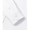 imagesiliteelon Button Down Shirts for Women Long Sleeve Dress Shirts Wrinkle Free Collared Work Office Solid Blouses TopsWhite