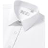 imagesiliteelon Button Down Shirts for Women Long Sleeve Dress Shirts Wrinkle Free Collared Work Office Solid Blouses TopsWhite