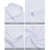 imagesiliteelon Button Down Shirts for Women Wrinkle Free Long Sleeve Shirts Dress Shirts Work Office Blouse Tops with PocketWhite